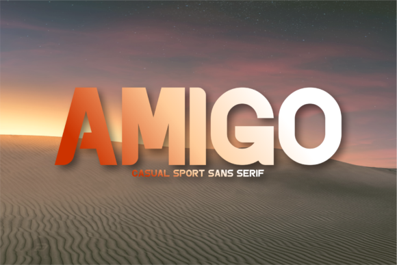 Amigo Display Font for Creative Makers