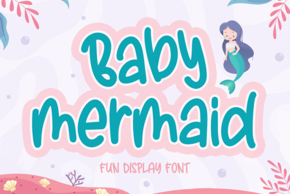 Baby Mermaid Font for Playful and Creative Designs