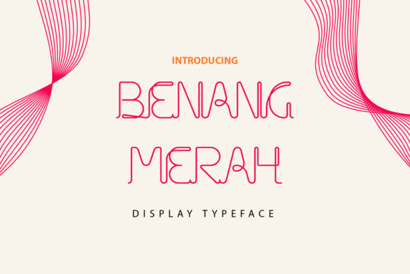 Benang Merah Font Review for Creative Makers and Designers