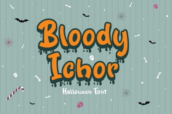 Bloody Ichor Font: A Spooky Yet Polished Display Typeface for Branding