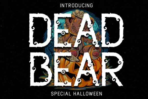 Dead Bear Font for Bold Web Typography