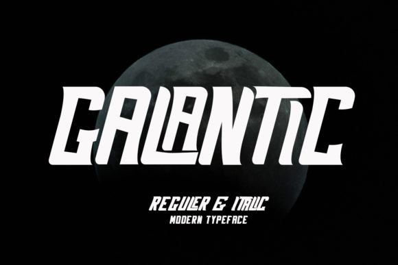 Galantic Font: A Bold Display Typeface for Creative Projects