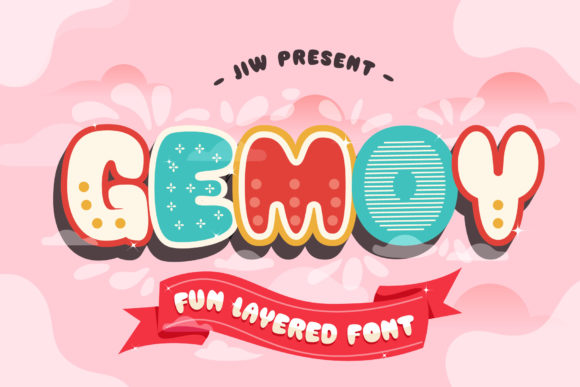 Gemoy Display Font for Playful Branding and Digital Marketing