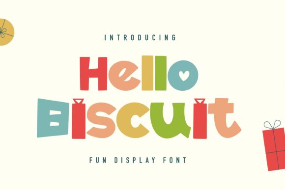 Hello Biscuit Font: A Display Typeface for Bold Branding and Creative Campaigns