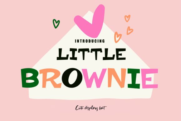 Little Brownie Display Font for Playful Web Design