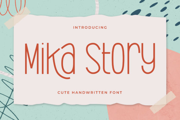 Mika Story Font: A Chalkboard-Inspired Display Typeface for Crafters