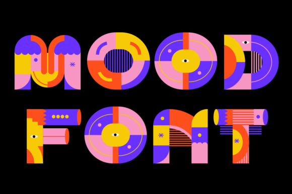 Mood Display Font for Creative Makers and Designers