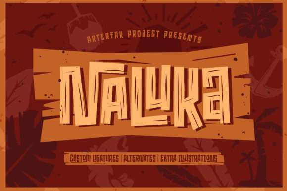 Naluka Font Review for Creative Branding Projects