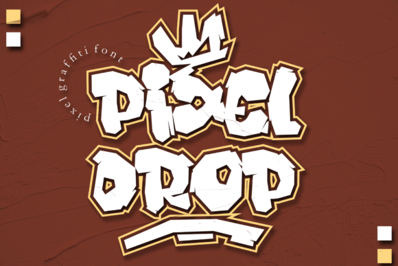 Pixeldrop Font: A Bold Display Typeface for Creative Makers