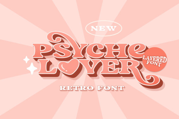 Psyche Lover Font: A Retro Display Typeface for Memorable Campaigns