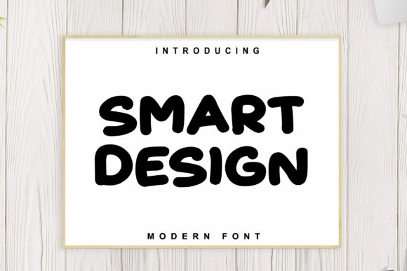 Smart Design Typeface for Playful Campaign Visuals
