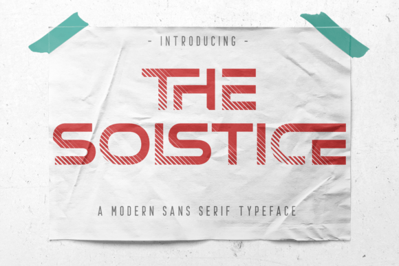 The Solstice Font for Modern Web Design Projects