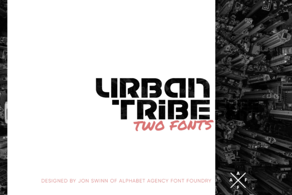 Urban Tribe Font: Bold & Modern Display Typography