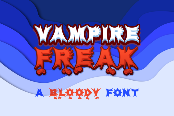 Vampire Freak Font for Bold and Quirky Web Typography