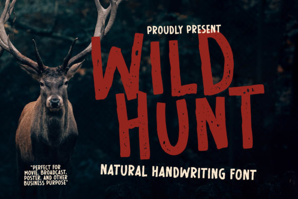 Wild Hunt Font for Bold Editorial Design