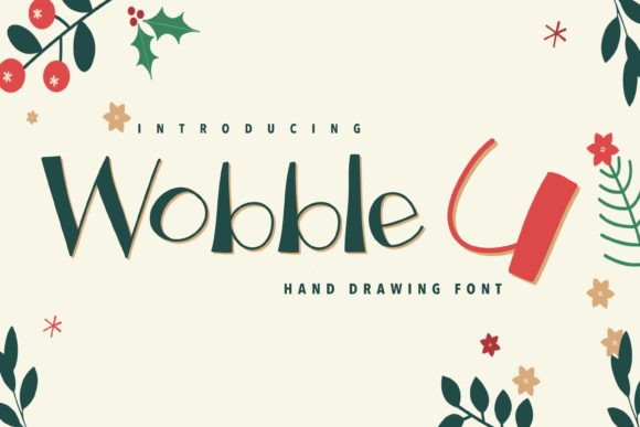 Wobble U: A Quirky Display Font for Creative Projects