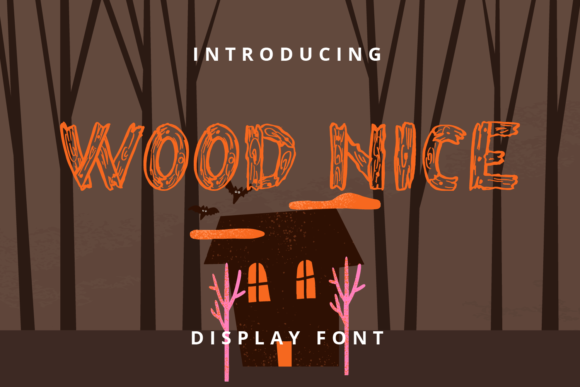 Wood Nice Display Font Review for Editorial Design